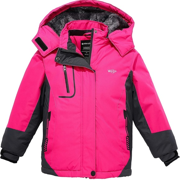 Fleeced Waterproof Ski Snowboard Jacket Warm Winter Coats Windproof Fleece Rain - Picture 1 of 6